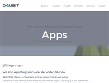 Tablet Screenshot of daubit.org